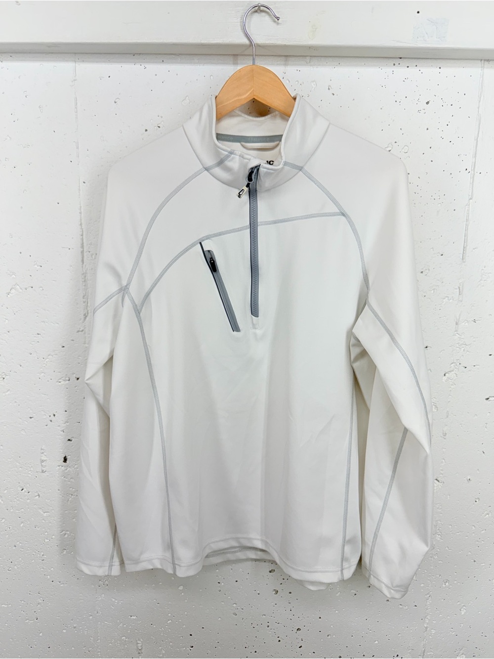 Sunice Men’s Large White & Gray Golf Pullover